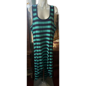 NEW It’s Size 2x Women’s Coverup Dress High/Low Hem 42" Bust Stretchy